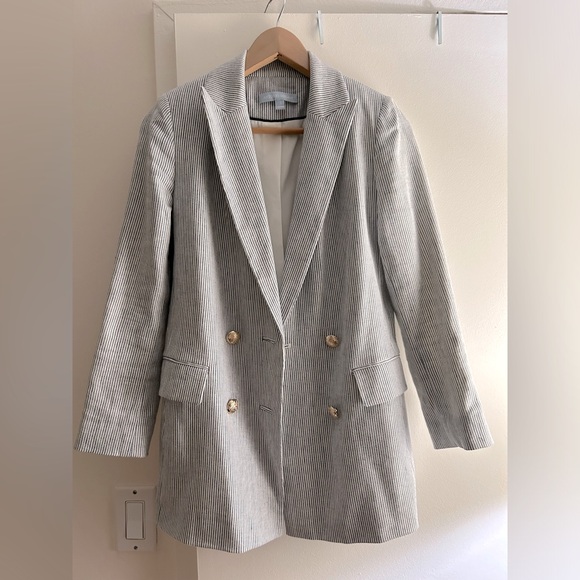 Antonio Melani Striped Blazer, Size 2 - Picture 2 of 6